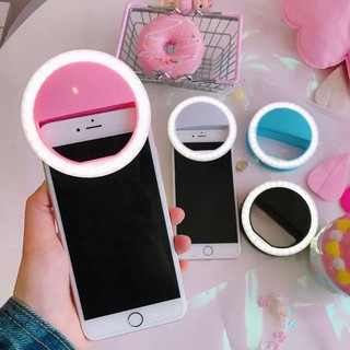 Đèn selfie ring light cho điện thoại tặng kèm dây sạc hàng chuẩn