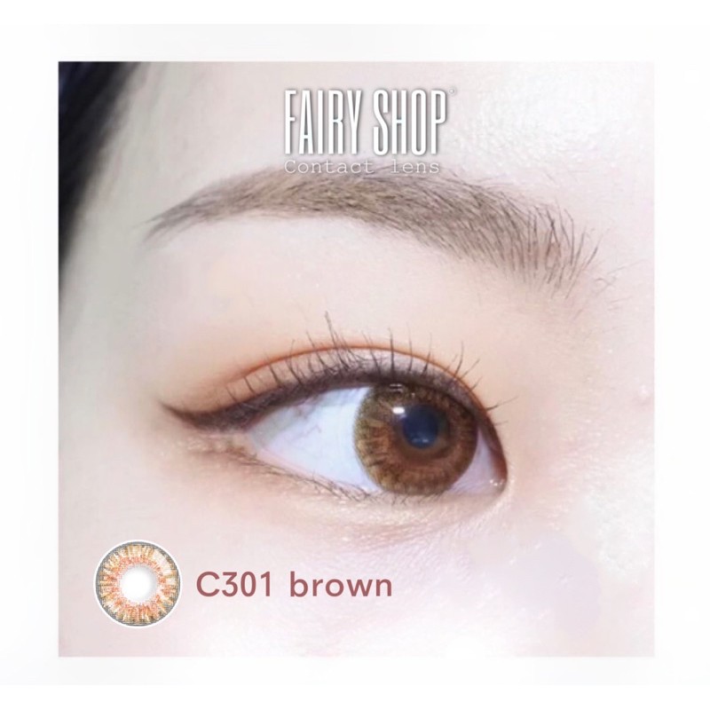 Kính Áp tròng Wannabe Brown 14.2MM - Kính Áp Tròng FAIRY SHOP CONTACT LENS độ 0 đến 6