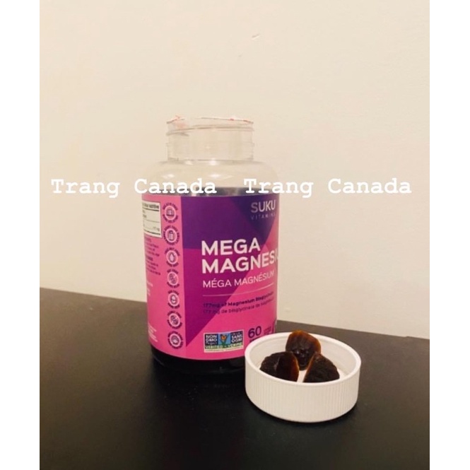 Viên kẹo dẻo bổ sung Magie Mega magnesium suku 60 viên