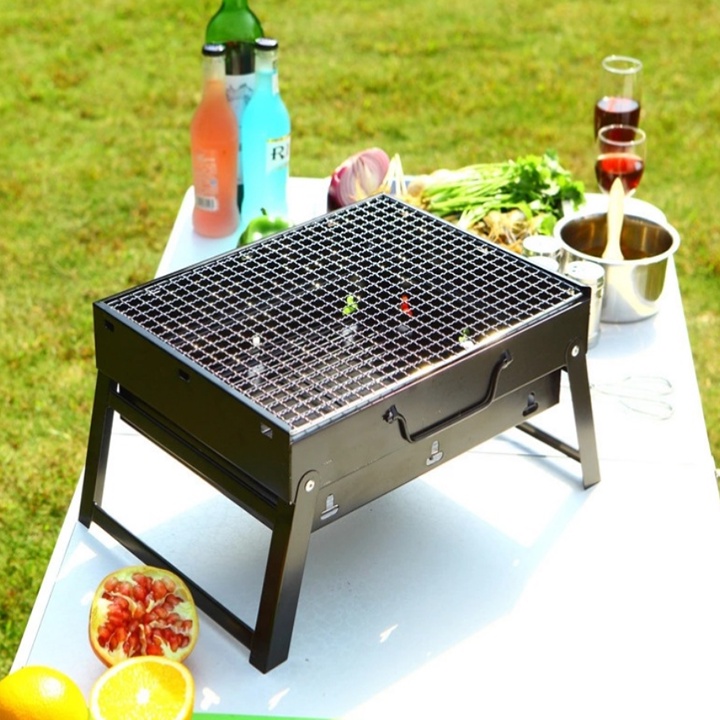 Bếp Nướng Than Hoa BBQ Hình Chữ Nhật Hàng Loại 1