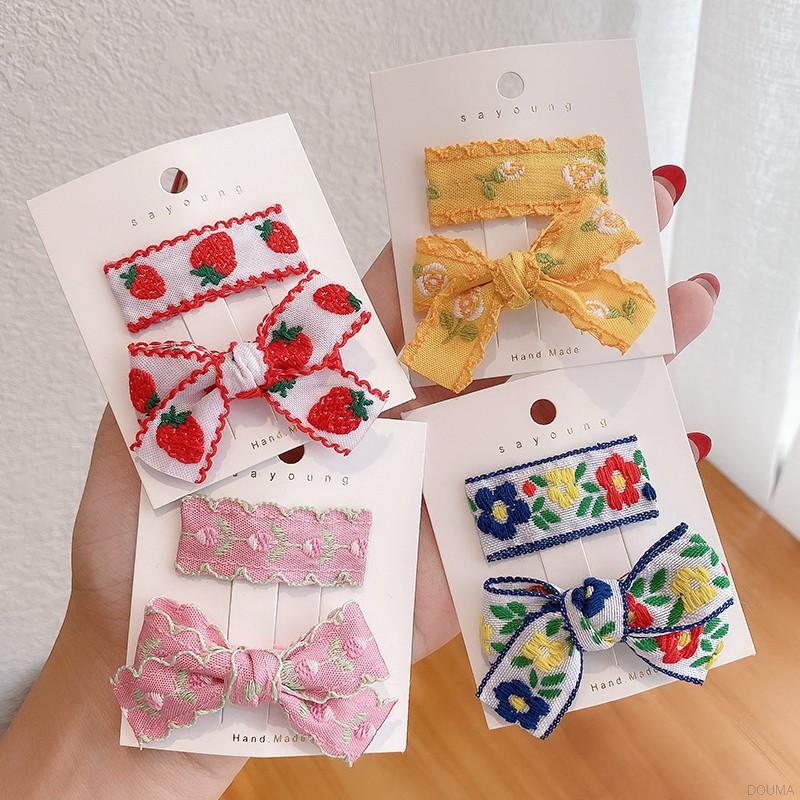Kẹp Tóc Hình Nơ Dễ Thương Cho Bé Gái