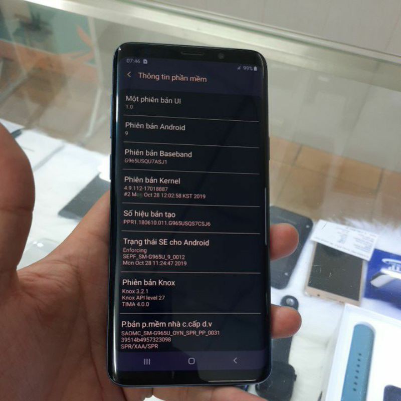 điện thoại samsung galaxy s9 + bản hàn 1sim