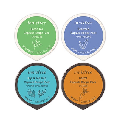 Viên nang innisfree 10ml chiết xuất trà xanh/ rong biển/ cây trà/ núi lửa tùy chọn