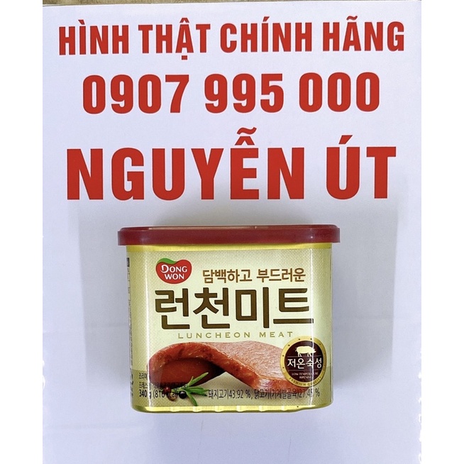 thịt hộp hàn quốc 340g