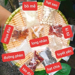 Set chè dưỡng nhan 9 món