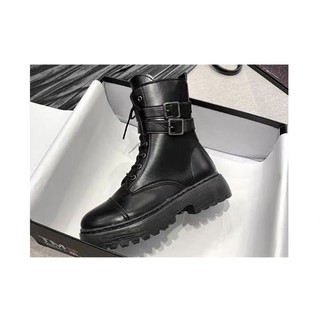 Boots đen 2 khuy hàng Quảng Châu