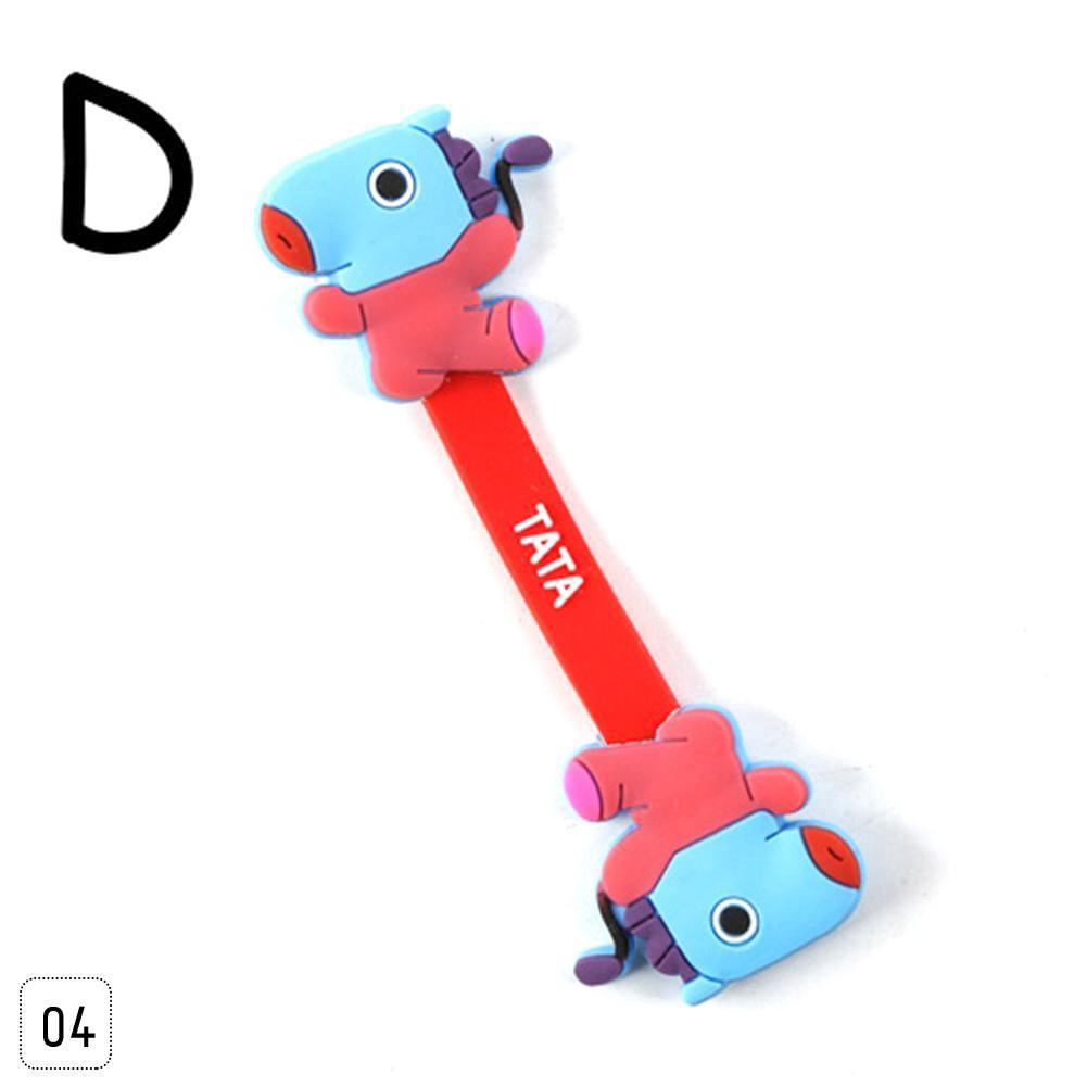 Phụ kiện kẹp quấn giữ dây cáp tai nghe USB chống rối thiết kế hoạt hình đáng yêu | BigBuy360 - bigbuy360.vn