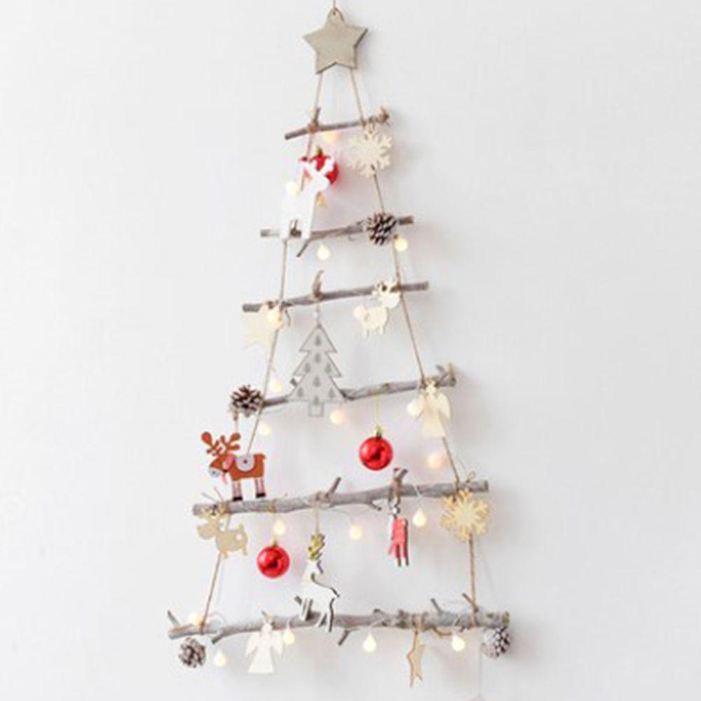 CONOPERY Cây Thông Giáng Sinh Bằng Gỗ Treo Tường Trang Trí Nhà Cửa DIY