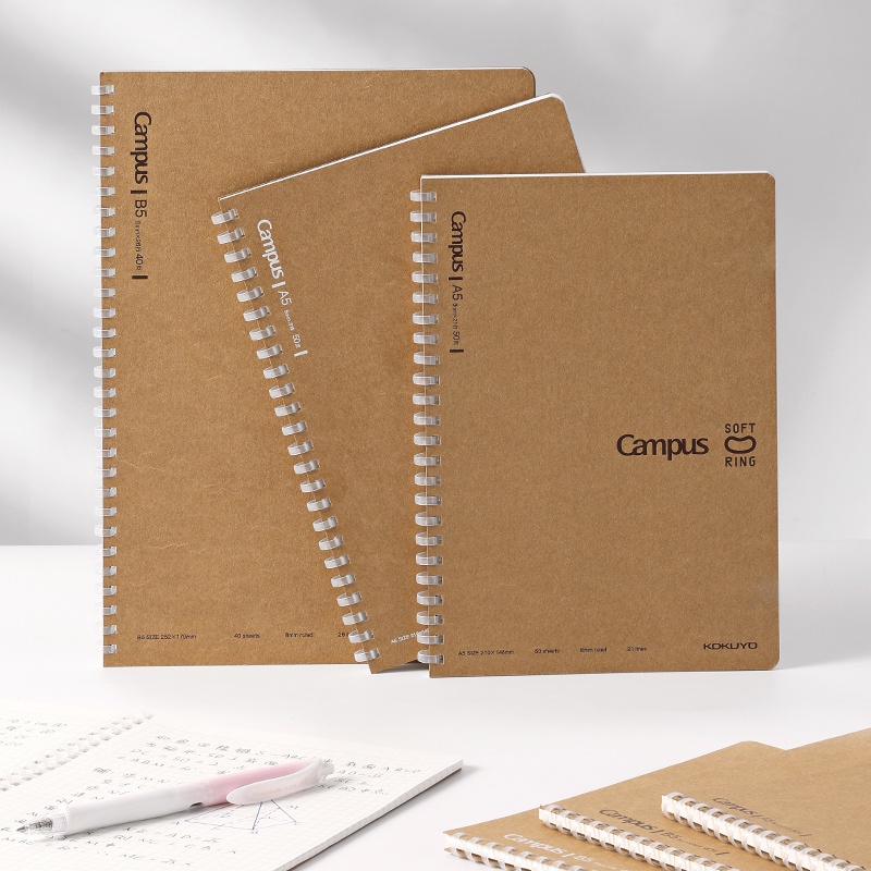 Sổ Tay Kokuyo Bìa Giấy Kraft Mềm Phong Cách Mới 2022