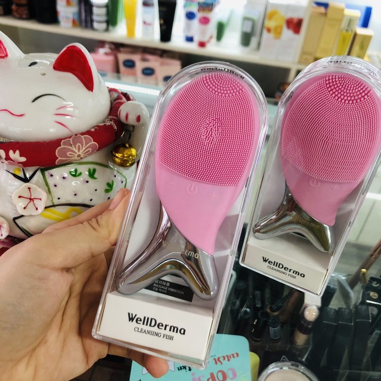 MÁY RỬA MẶT HÌNH CON CÁ  WELLDERMA CLEANSING FISH HÀN QUỐC CHÍNH HÃNG | BigBuy360 - bigbuy360.vn