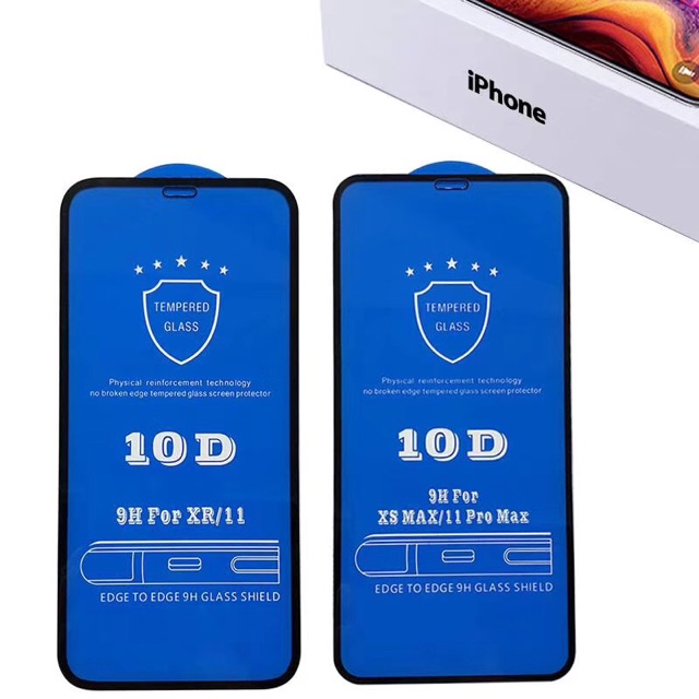 Kính cường lực iPhone 10D full màn