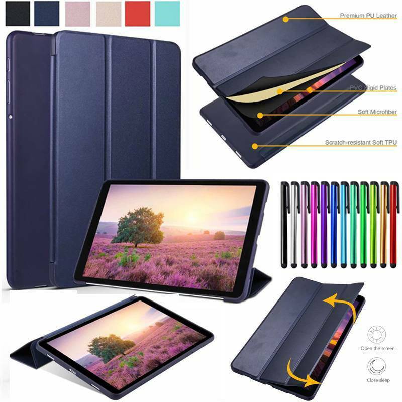 For Samsung Galaxy Tab A 10.5 2018 SM-T590 T595 T597 Smart Soft Silicone Folding Stand Case Cover