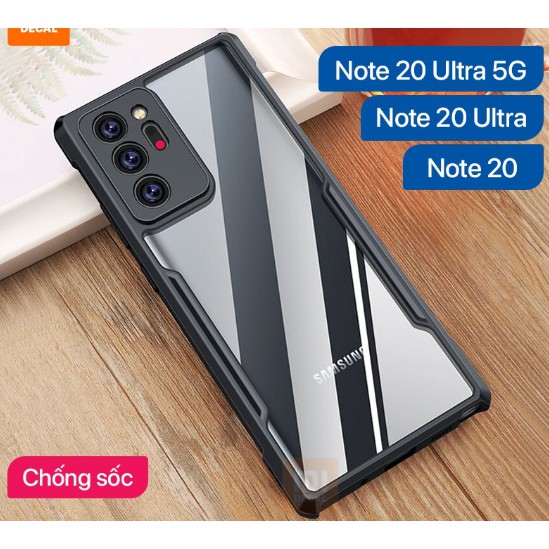 Ốp lưng Samsung Galaxy Note 20 Ultra note20 Ultra 5G chống sốc chính hãng XUNDD bo viền bảo vệ Camera