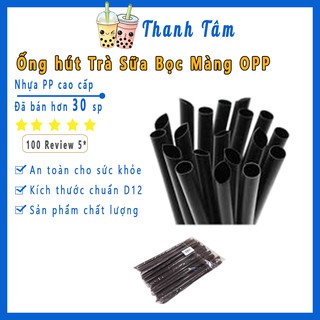 [Combo 20c/50c] Ống Hút Trà Sữa ∅12 Siêu Sạch Bọc Màng OPP Đảm Bảo Vệ Sinh An Toàn Sức Khoẻ - ThanhTamFood
