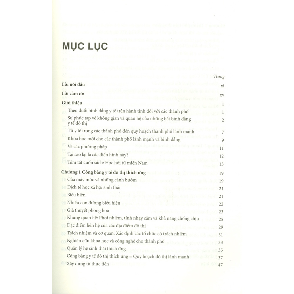 Sách - Quy Hoạch Đô Thị Lành Mạnh - Từ Khu Dân Cư Đến Bình Đẳng Y Tế Quốc Gia