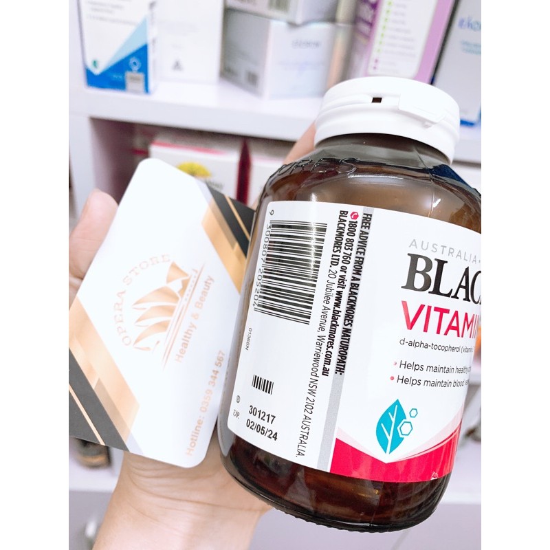 Vitamin E Blackmores 100 viên 1000iu