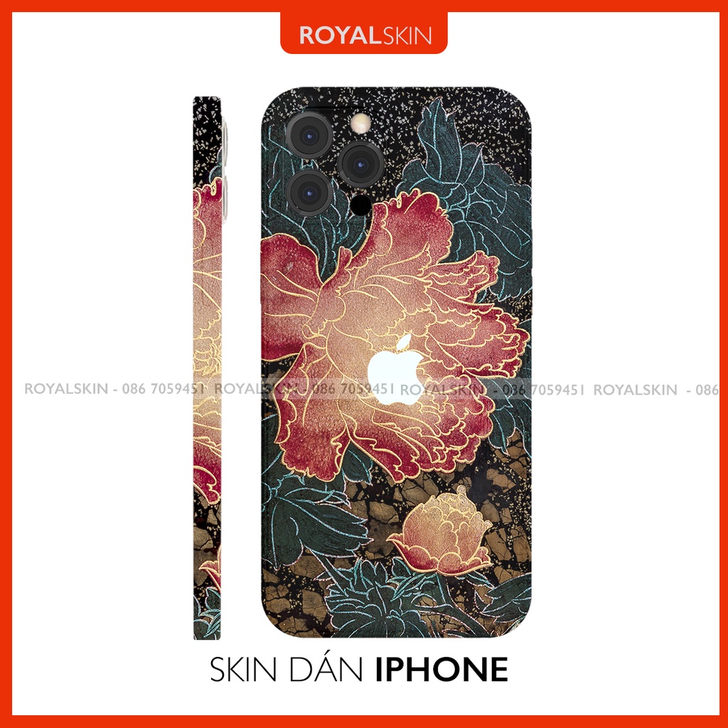 Skin Dán Mặt Lưng Cho Dòng Điện Thoại IPHONE In Hình lasonmai Bộ 5 - Inbox Mã Máy