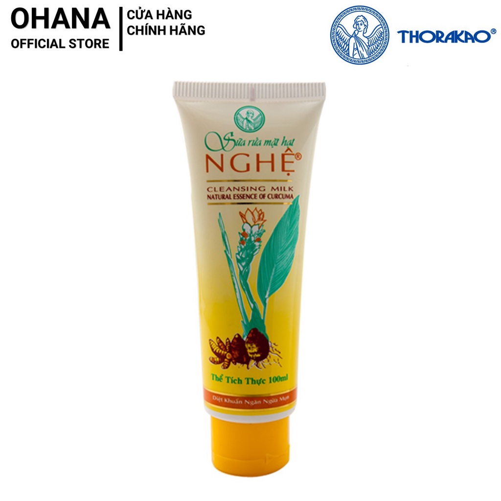 Sữa Rửa Mặt Hạt Nghệ Ngừa Mụn Thorakao 100ml