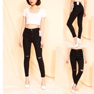Quần jeans rách gối - Vnxk Xịn