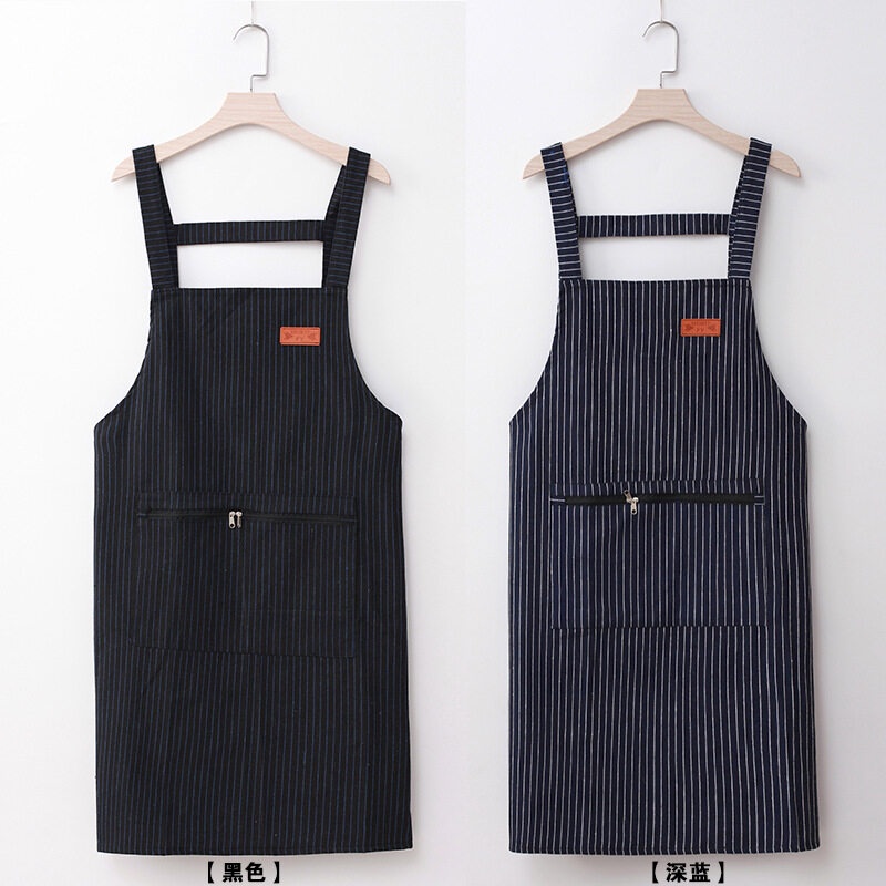 Tạp Dề Cotton Siêu Dày Có Dây Đeo Vai Cho Nam Nữ