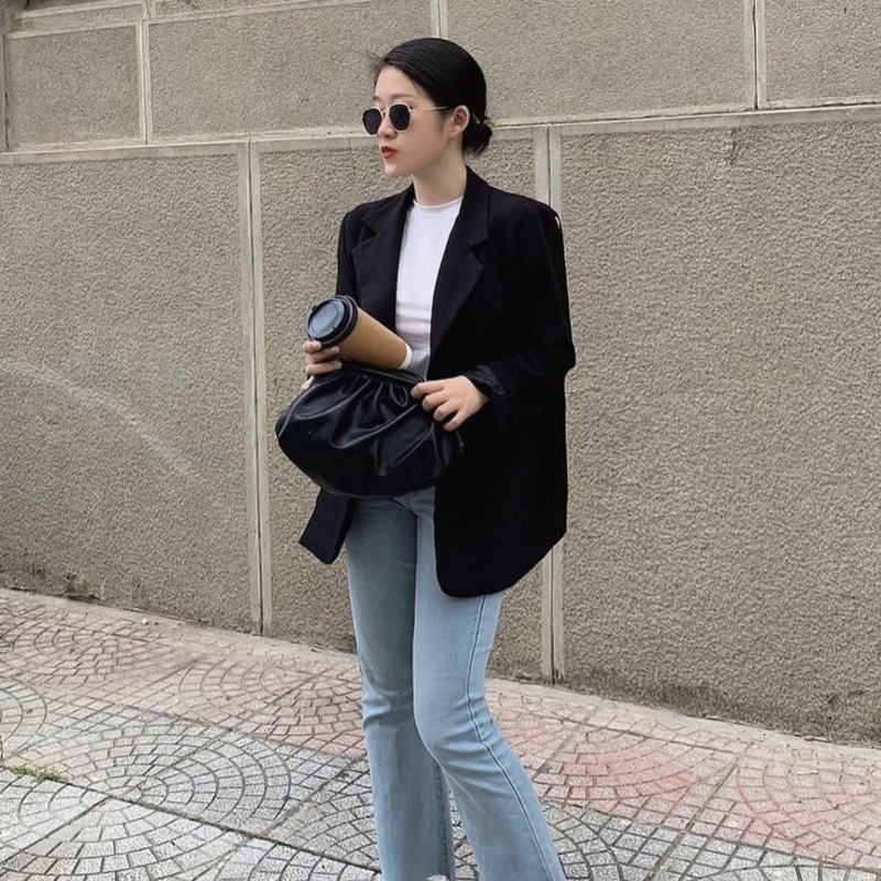 Áo Blazer Nữ Form Vừa - Maison Vest | HQ0655 | Lana Official