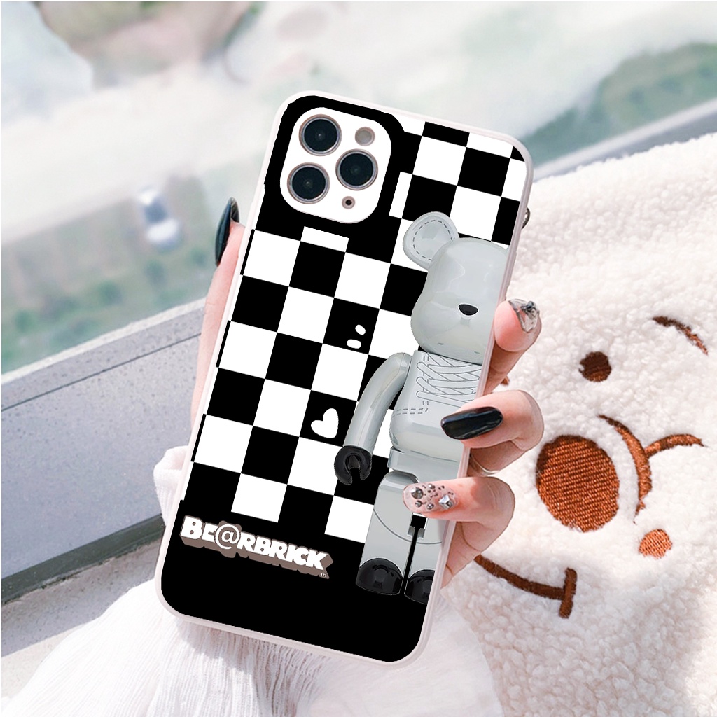 Ốp điện thoại dẻo họa tiết màu trắng đen cho Iphone 12 11 12 Pro 12 Pro Max 11 11 Pro Max Xs Max Xr 8 + 7 + 6 S e184