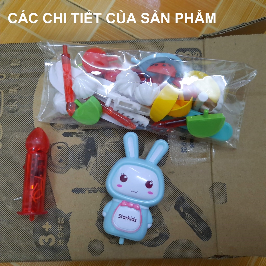 Mô hình bánh sinh nhật đồ chơi trẻ em mô hình lắp ghép 37 chi tiết