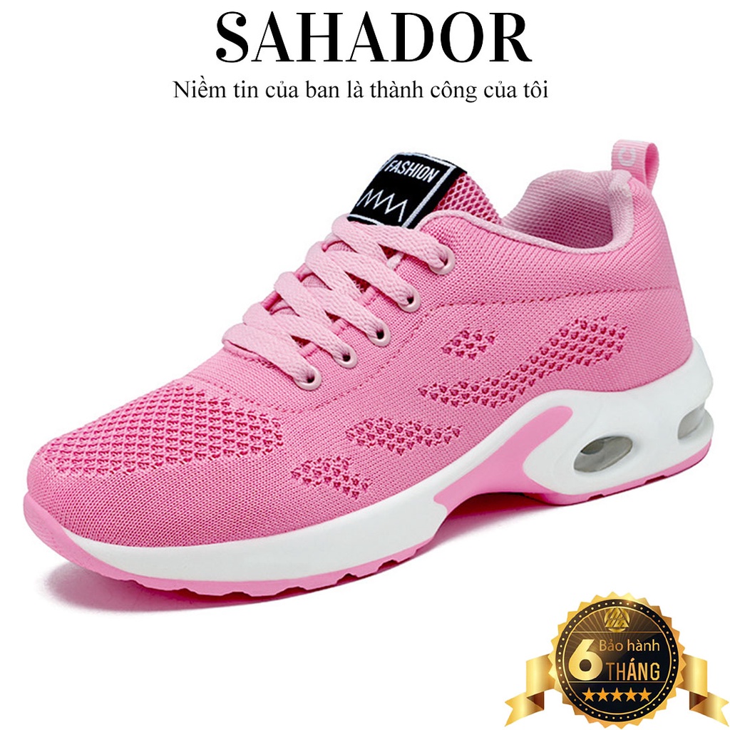 Giày thể thao nữ Sneakers thời trang cao cấp màu hồng dễ thương GTT-07