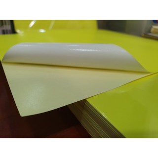 Decal vàng dạ quang
