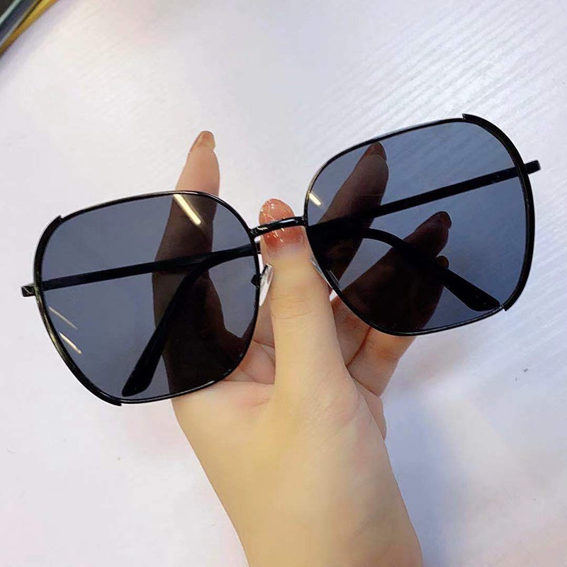 Kính mát gọng vuông quá cỡ màu gradient phong cách Hàn Quốc thời trang dành cho nữ