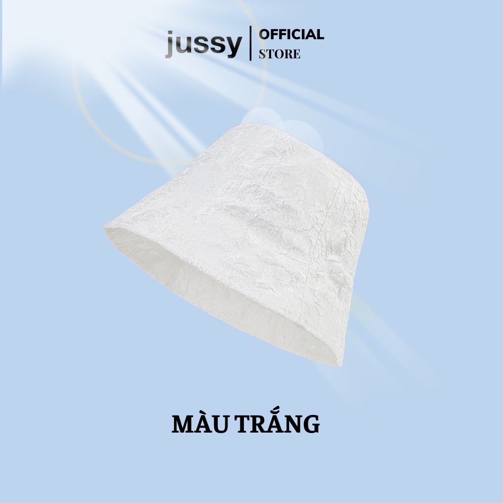 Mũ Bucket Phối Ren Mỏng Phong Cách Hàn Quốc Jussy Offcial Kiểu Nón Tai Bèo Vành Cụp Hot Trend