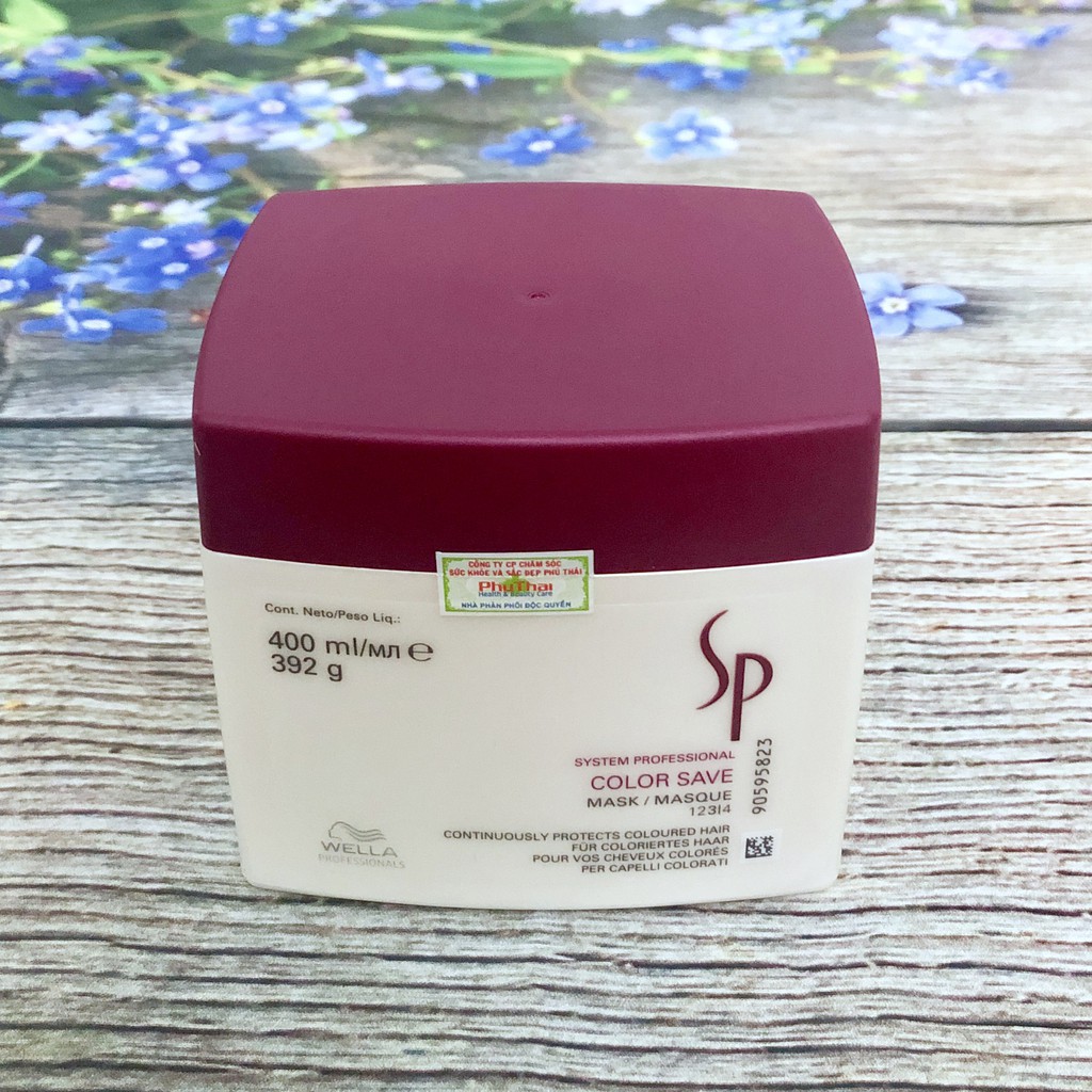 Hấp dầu ủ tóc nhuộm Wella SP Colore Save Mask 400ml