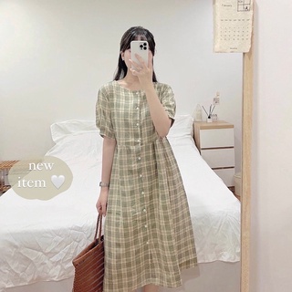 Váy kẻ 2 màu