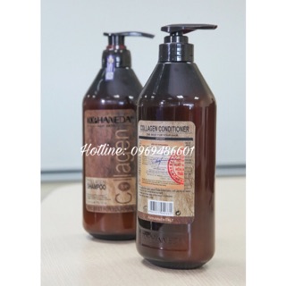 Cặp xả gội haneda collagen 500ml x2 chính hãng 100%