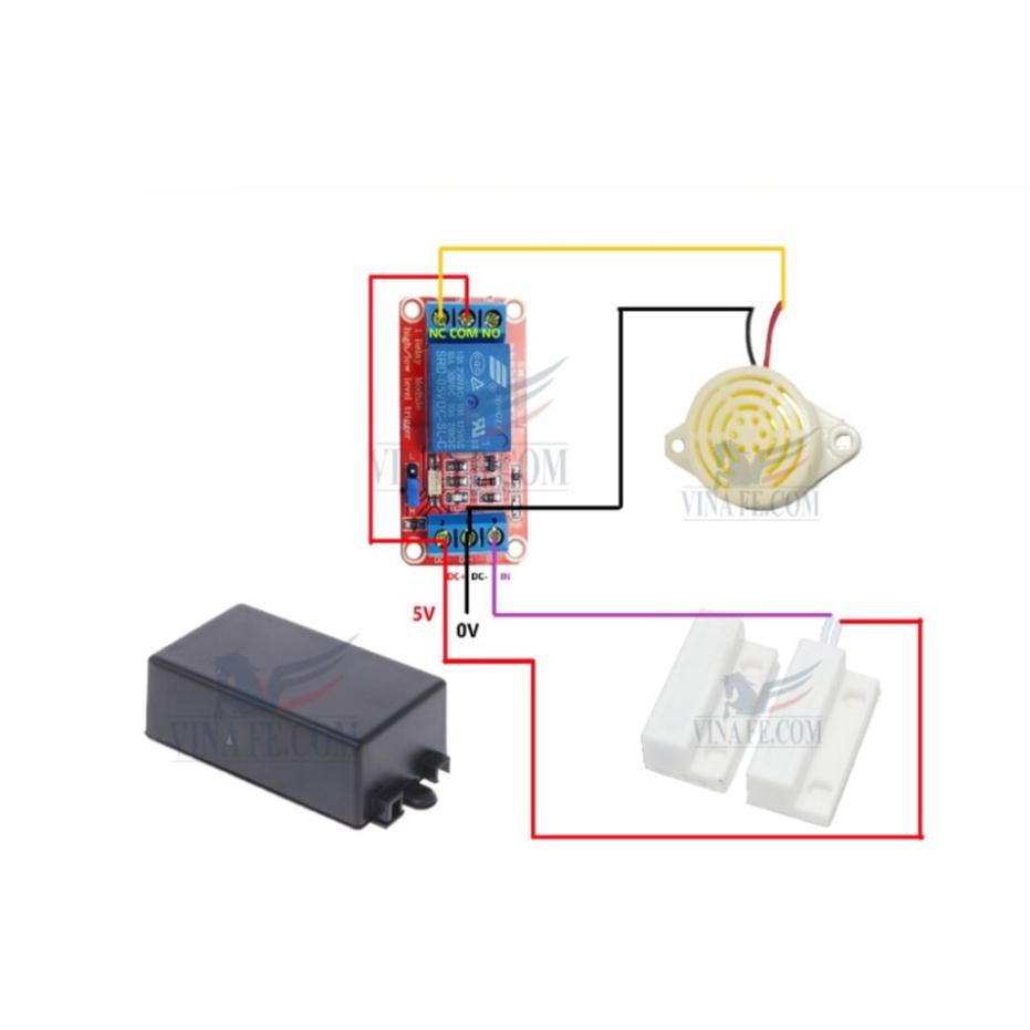 COMBO Báo Chống Trộm Cảm Biến Công Tắc Từ