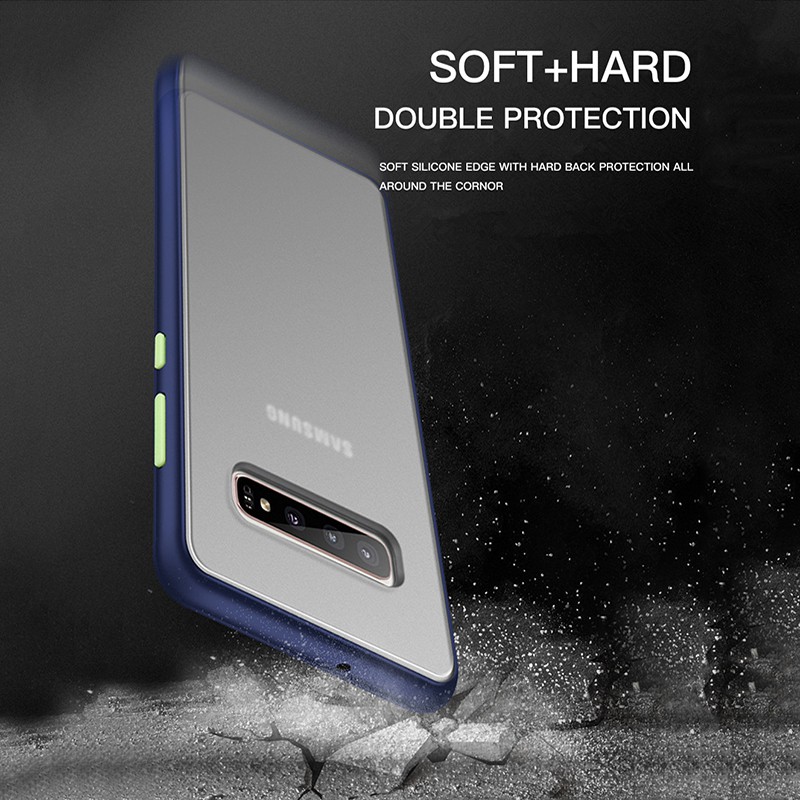 Chống Sốc Ốp Điện Thoại Mềm Mặt Nhám Bảo Vệ Cho samsung s8 s9 s10 plus s20 ultra s20 plus s20fe