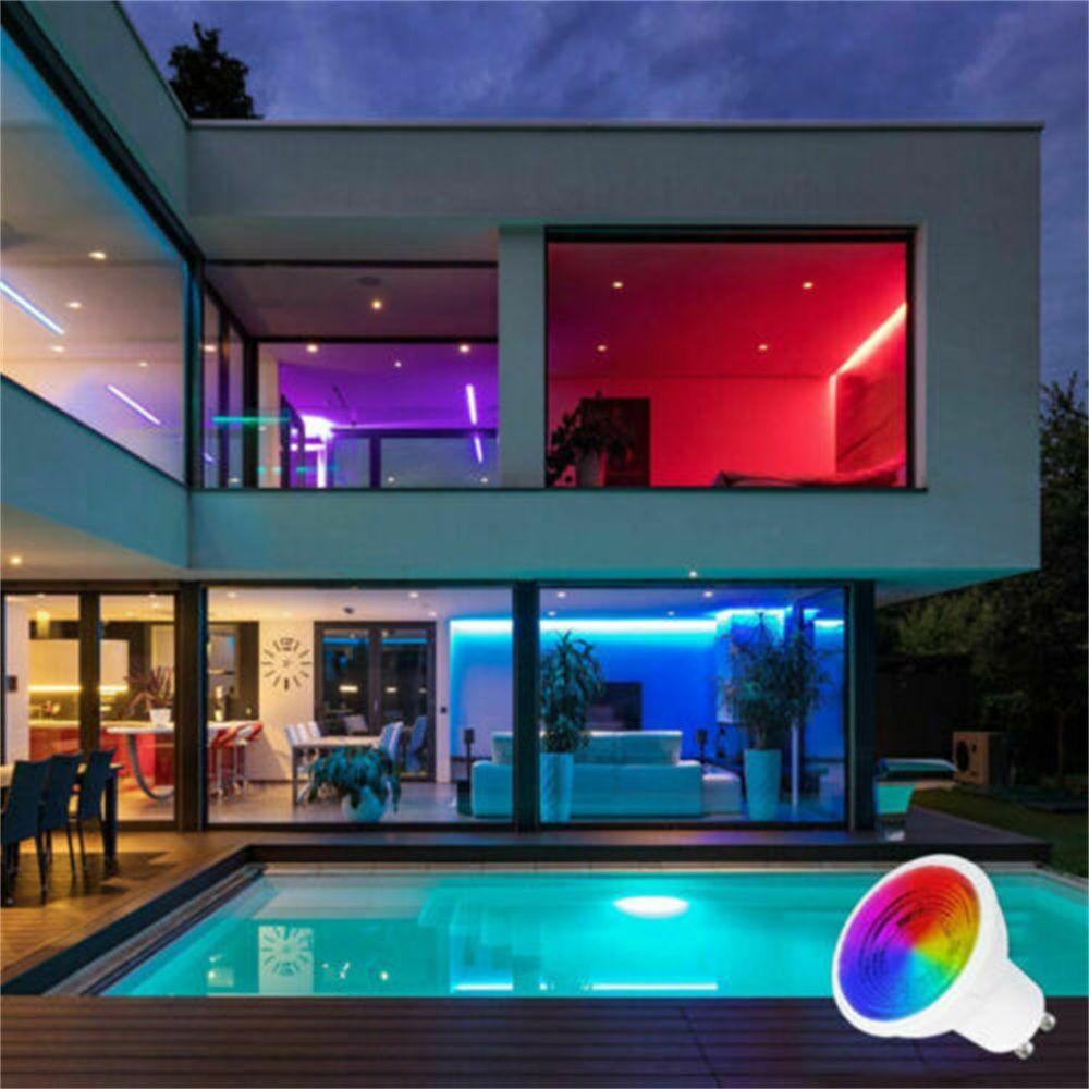BEAUTY Đèn Led Thông Minh RGB 16 Màu Thay Đổi 5W Kèm Remote Điều Khiển