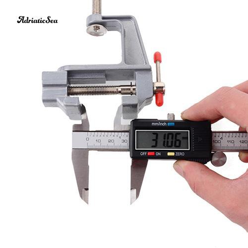 Kẹp ê tô mini kích thước 3.5 inch được làm từ nhôm dùng làm nữ trang, mô hình tiện dụng