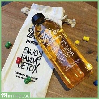Bình nước detox Hàn Quốc 1000ml (kèm túi đựng)