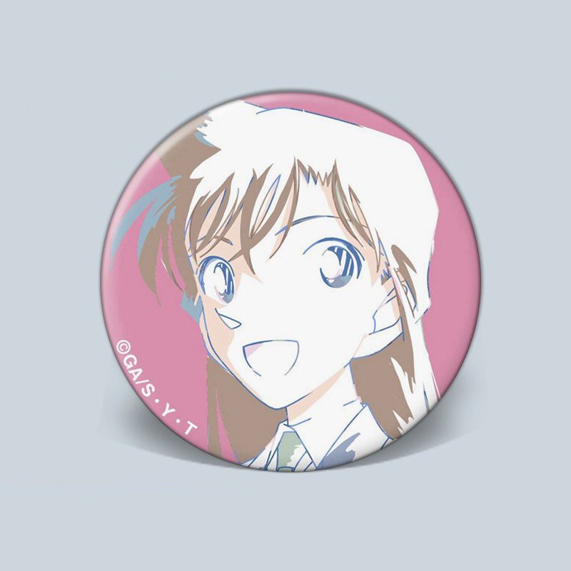 Huy hiệu cài áo in hình CONAN THÁM TỬ LỪNG DANH phụ kiện anime chibi xinh xắn m02