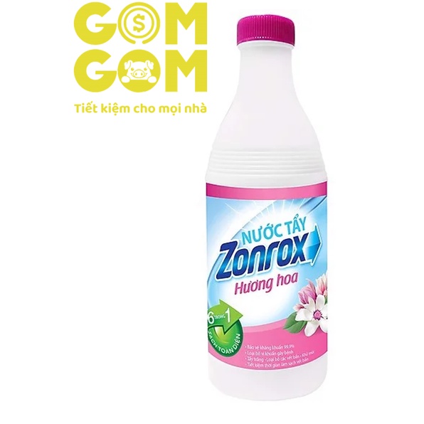 NƯỚC TẨY ZONROX HƯƠNG HOA 1000ML