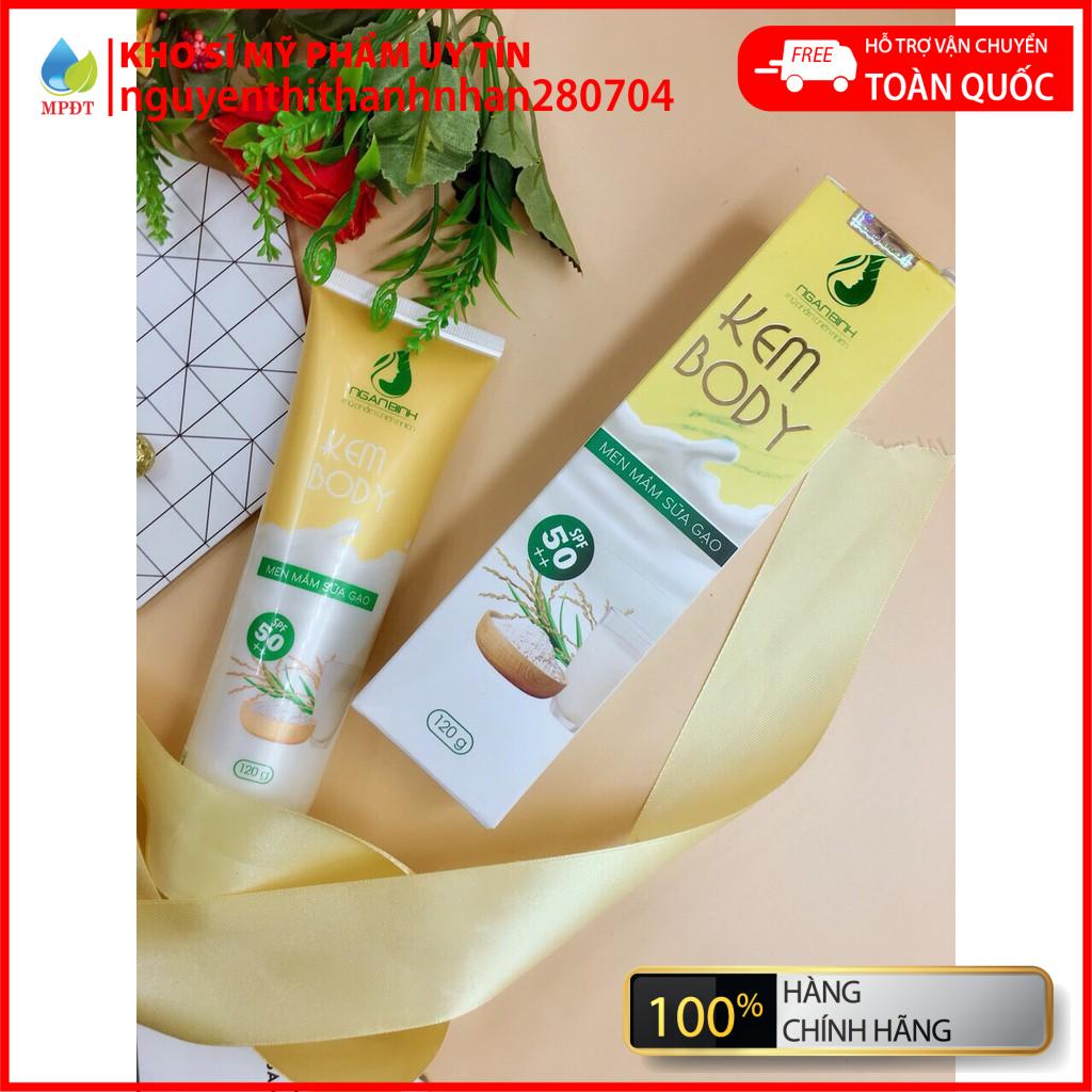 Body ngậm ngọc làm trắng da, tan đốm nâu, cấp ẩm....