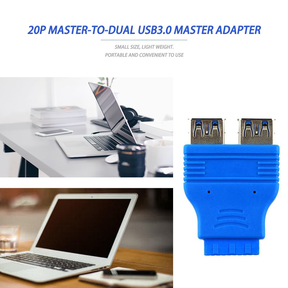 Bo Mạch Chủ 2 Cổng Usb 3.0 A Female Sang 20 Pin