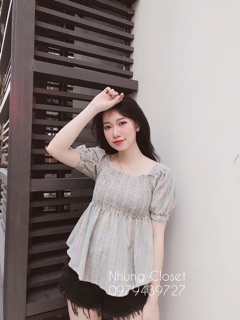 Áo nhun ngực bồng