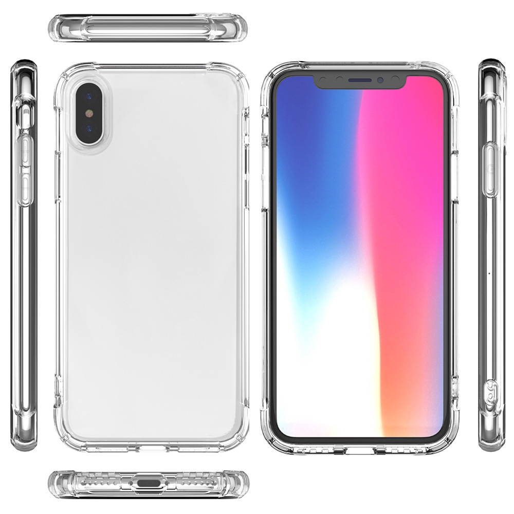 Ốp lưng điện thoại trong suốt dành cho for  iphone X XS XR XS Max