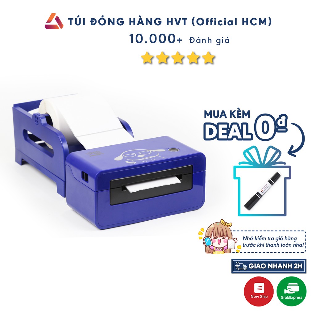 Máy in nhiệt HVT HPRT EK100 in đơn TMĐT