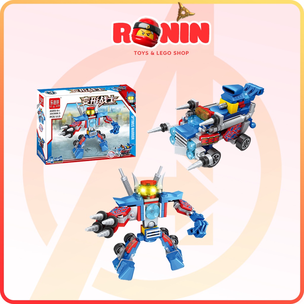 Bộ Đồ Chơi Lắp Ráp Robot Transformers Optimus Prime 4in1