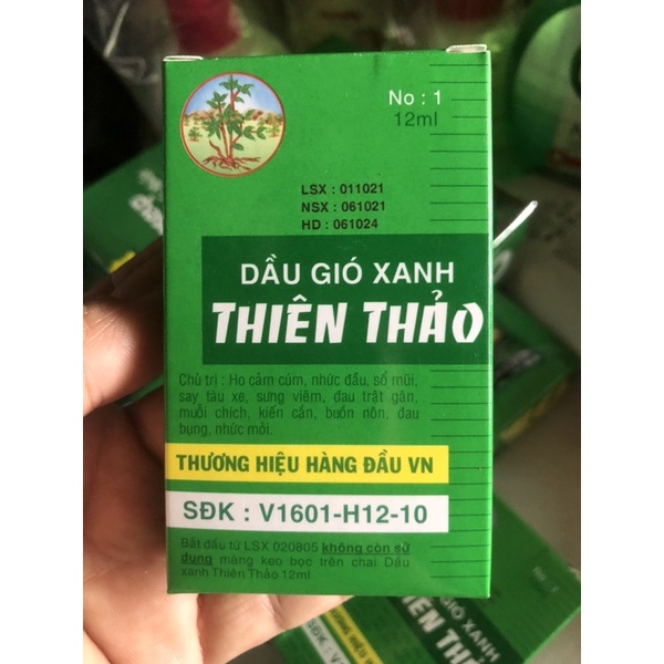 DẦU GIÓ XANH THIÊN THẢO 12ml