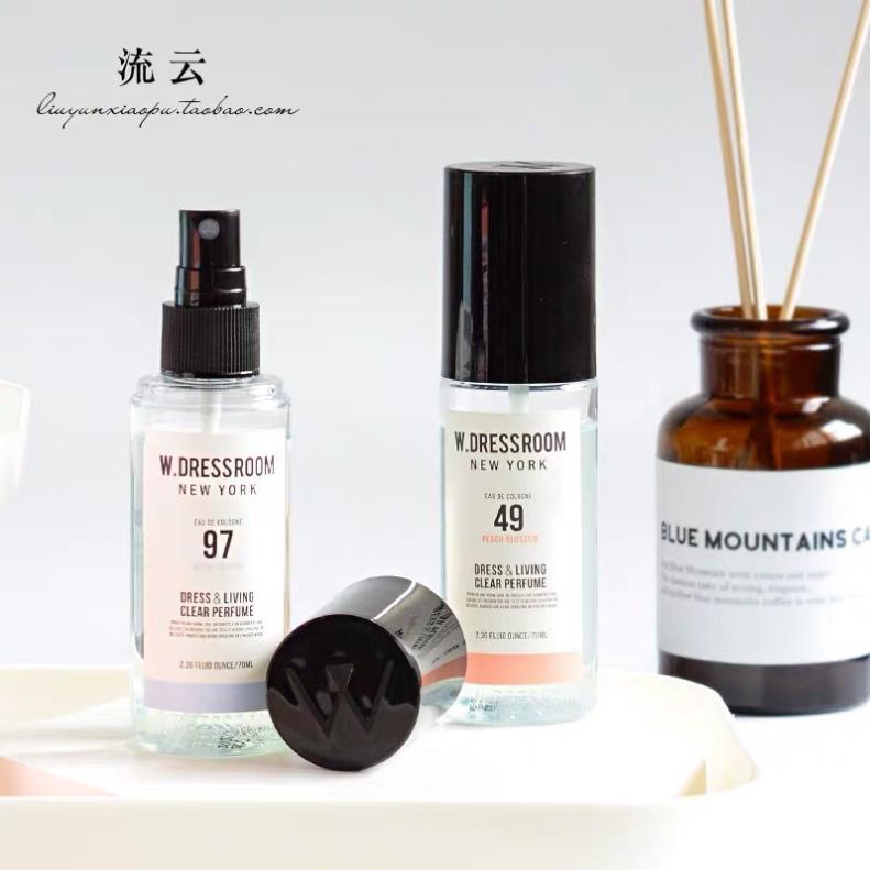 Nước hoa W DRESSROOM xịt khử mùi, xịt thơm quần áo, phòng ngủ...... 100% chính hãng Hàn Quốc mp