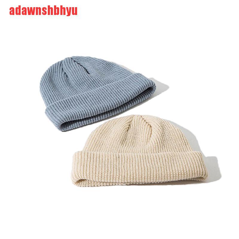 1 Mũ Beanie Unisex Có Gân Giữ Ấm Mùa Đông